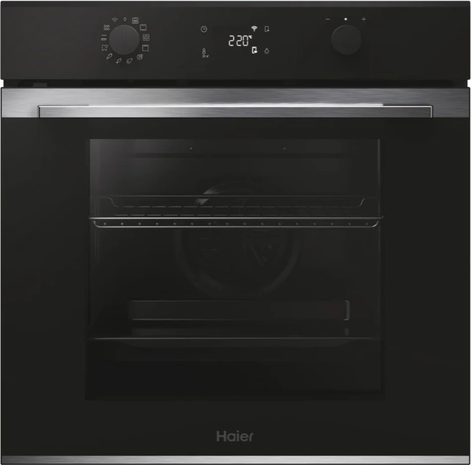 H6ID23B3HTX I-Direct Series 2 – Horno empotrable eléctrico ventilado multifunción Grill 78 litros negro Clase energética A++