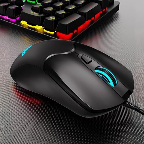 Aula S13 1200/1800 / 2400 / 3600DPI Ayarlanabilir RGB Optik Kablolu Oyuncu Gaming Mouse - Görsel 3