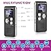 Dunzy 7 Pcs Ghost Hunting Equipment Kit for Paranormal Enthusiasts Includes 8GB Digital Voice Audio Recorder, Emf Meter Detector, 4 Pcs Ghost Hunting Cat Balls, UV Flashlight Set for Entertainment Use
