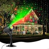 HoneyFair Red Green Laser Projector Lights Outdoor Waterproof Firely Light