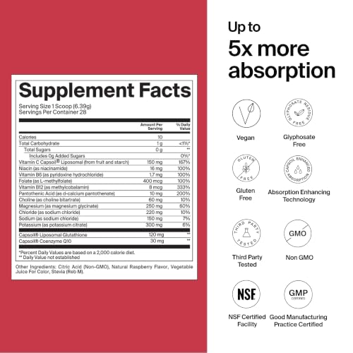 Image of The Absorption Company Electrolyte Powder, Restore Raspberry Lemonade