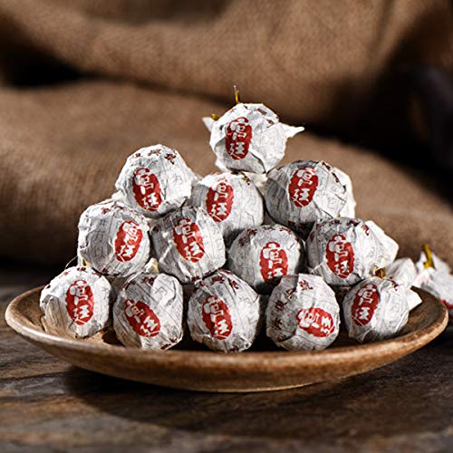 20pcs / lot Acerca de 200g (0.44LB) Té Pu'er maduro Té Puer viejo Fragante Mini Tuocha Té China Yunnan Té negro Té pu-erh cocido Té pu erh té chino Té Puerh saludable Té rojo té verde Buen Shu cha - Imagen 3