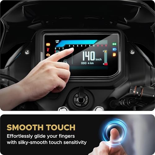 Image of Spartan Shield Digital Cluster Screen Guard For HERO XTREME 160R 4V Bike 2025 || 4.2-inch Color LCD Display Protector || Anti Scratch | Water Resistant | HD Clear | Bubble Free Installation | Xtreme160 R Instrument Cluster Console Accessory [Not Tempered Glass]