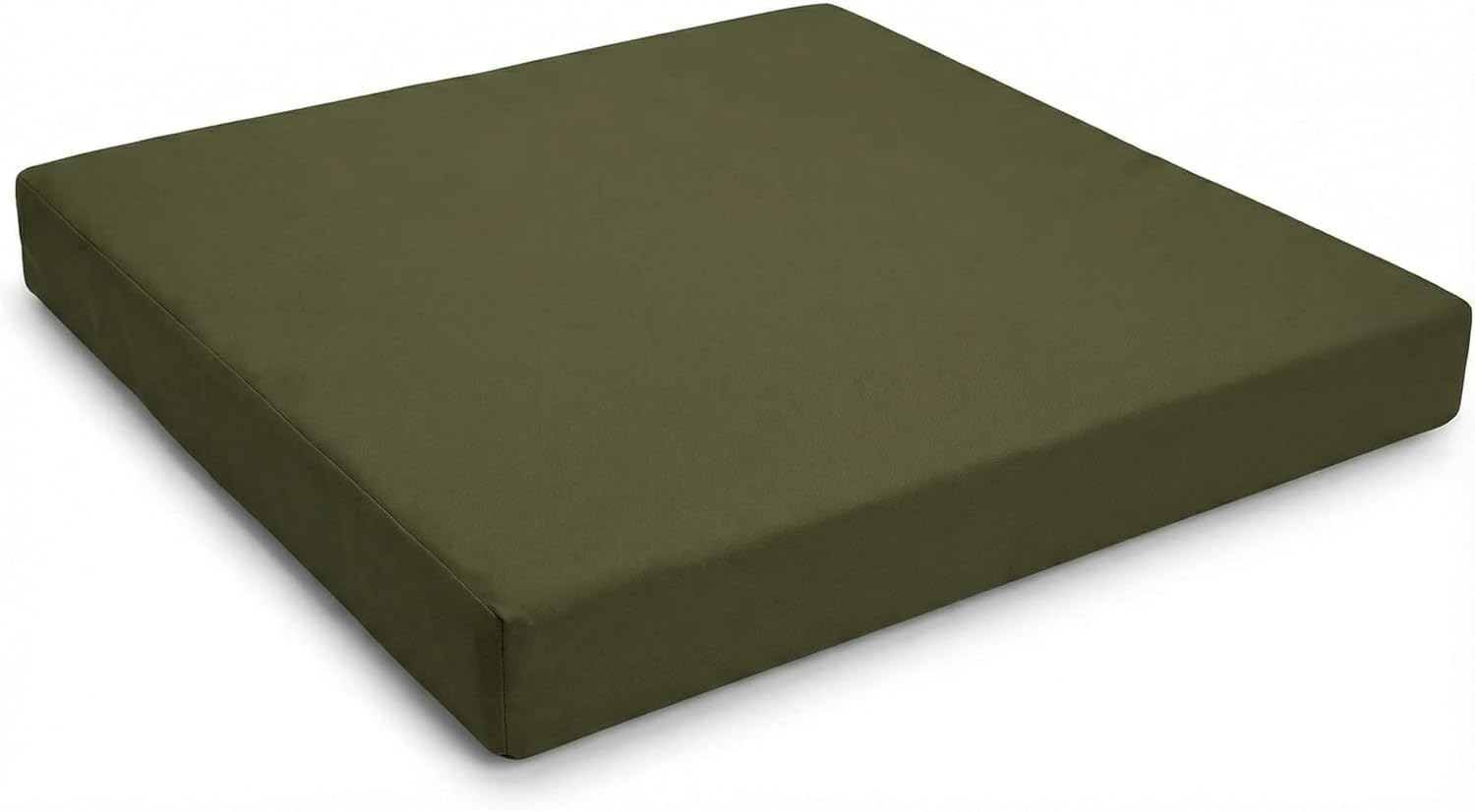 MOTHER LAND Water Resistance Rattan Patio Furniture Sofa Replacement Cushion seat Cover Pads (Seat 40cm x40cm, x8cm, Green)