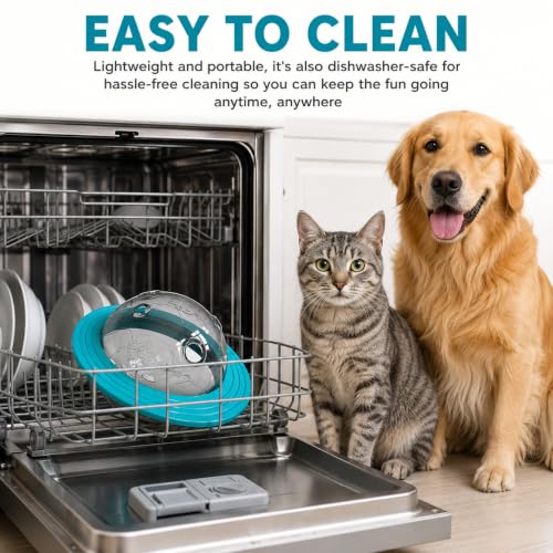 Interactive Treat Dispensing Dog Toys for Slow Feeder (Blue) by HAOYEGUOJI - Used condition - Image 9