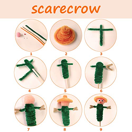 100 Pieces Pipe Cleaners Chenille Stem, Solid Color Pipe Cleaners Set For Pipe Cleaners Diy Arts Crafts Decorations, Chenille Stems Pipe Cleaners (Green) #TOP4