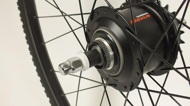 700C Nexus 8 Speed Internal Hub SG-6001-8R Disc or Rim Brake Wheels & Shifter with 42mm Tires and Tubes!