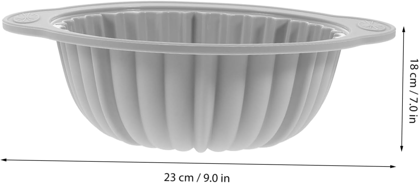 SOLUSTRE Silicone Cake Moulds Round Baking Mold Non-stick Silicone Molds Madeleine Mould Dishwasher Safe Baking Pan
