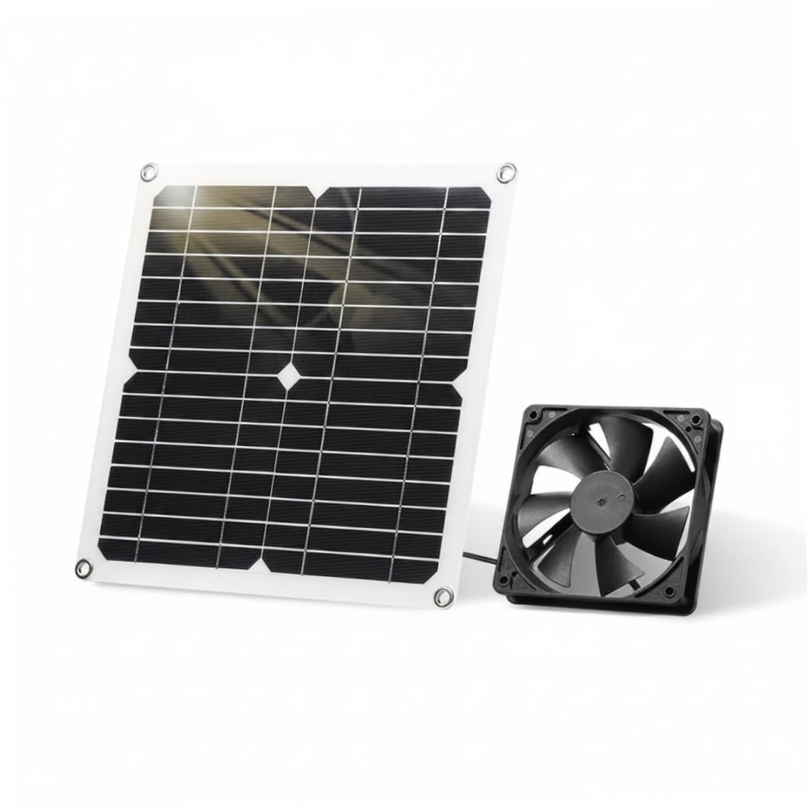 Ventilateur solaire pour poulailler et cabane de jardin extracteur d'air 15W
