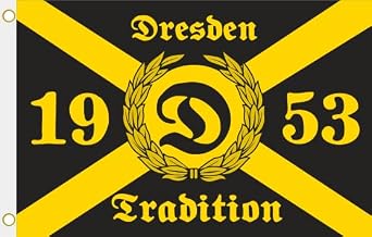 U24 Flag Dresden Tradition 1953 Hoisting Flag 90 x 150 cm