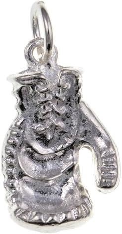 Sterling Silver Boxing Glove Charm