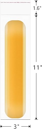 Miniatura 2 de 100 bolsas de sellado de plástico transparente de 3 x 11 pulgadas, bolsas de celofán adhesivas para panadería, dulces, aperitivos, barras de