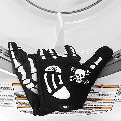 RocRide Skeleton Cycling Gloves Gel Padded Road Mountain BMX Full or Half Finger Men Women Child Sizes
