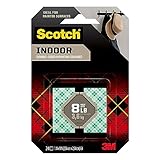 Scotch Indoor Mounting Squares, 1-inch x 1-inch, White, 24-Squares (111-24)