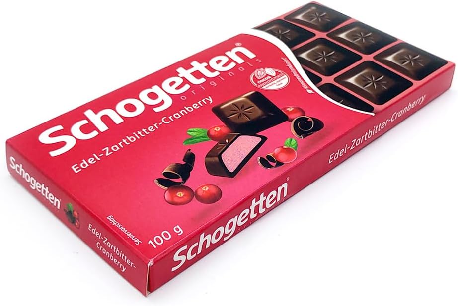 Schogetten Fine Dark Cranberry Chocolate 100 g