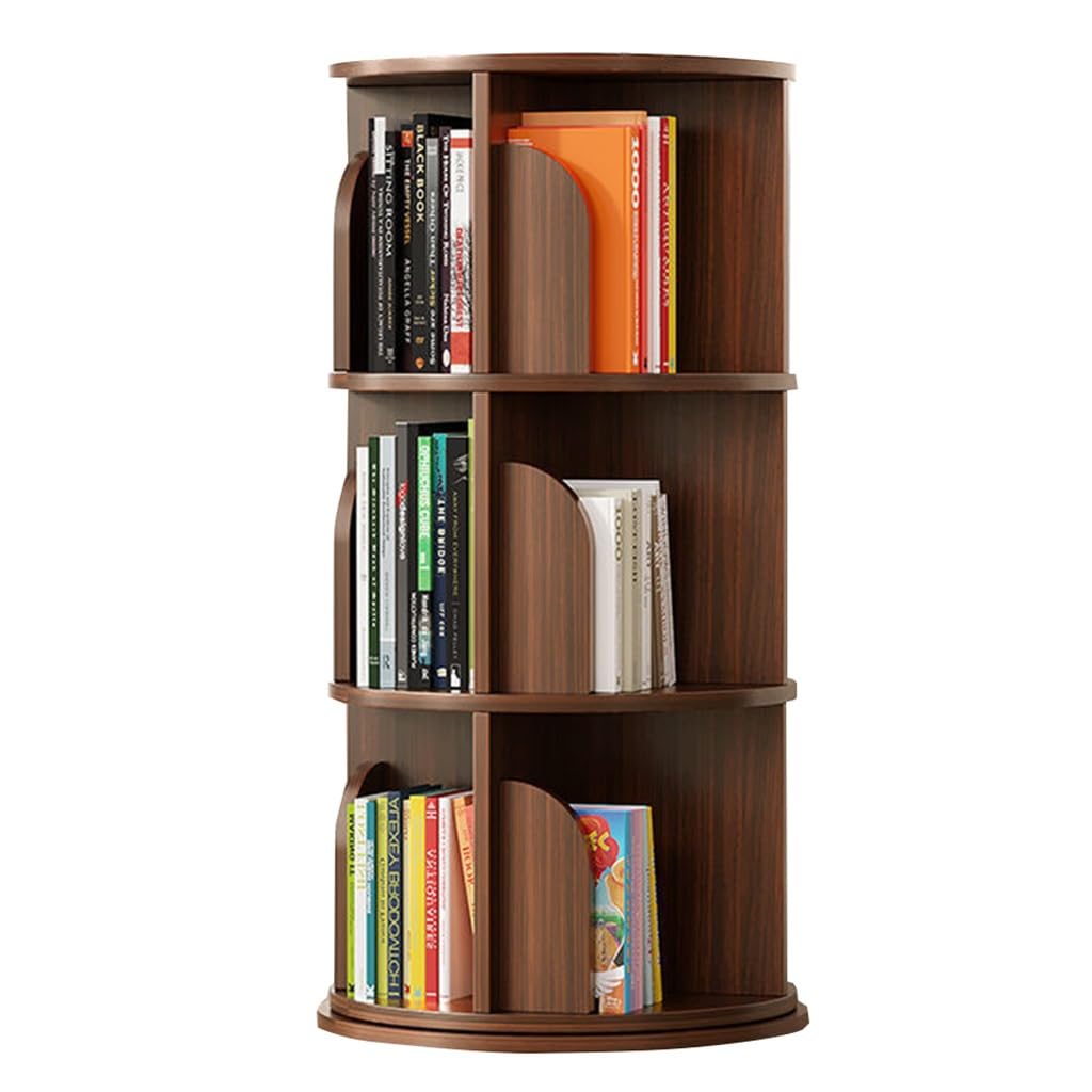 Meuble gain de place pour petits salons : étagère rotative 5 niveaux