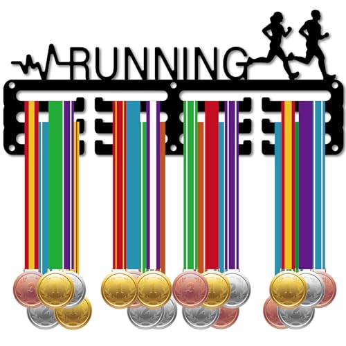 CREATCABIN Porte-Médailles Course Pied,Cintres Médailles,Présentoir Marathon,Sport,Récompenses...