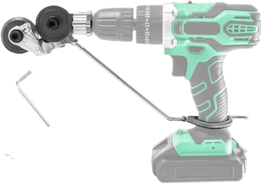 Drill Powered Metal Shear Conversion Tool Plate Cutter Attachment Compatible With Drill Sheet Metal Cutters For Steel Aluminium(Dedicated)