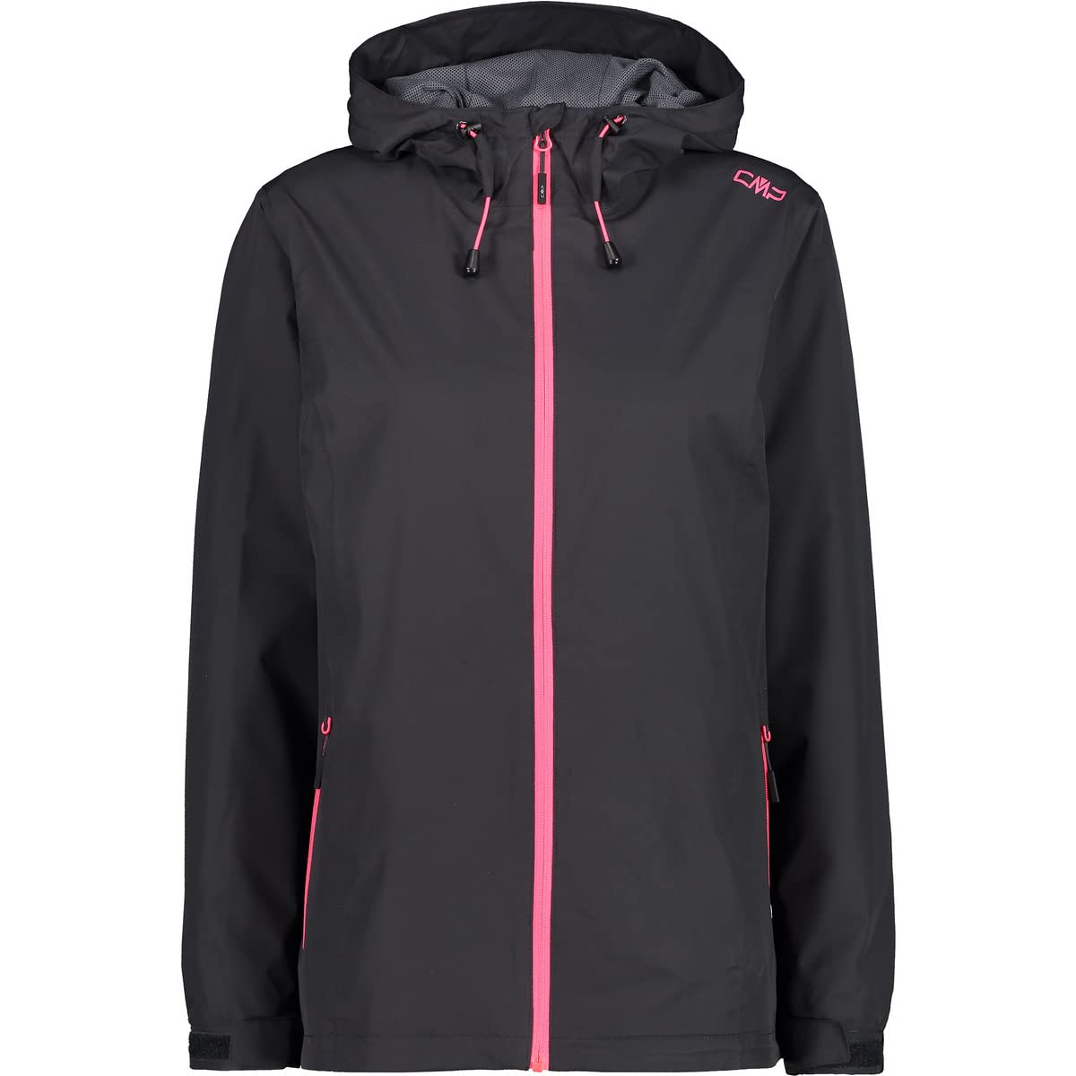 CMP - Woman Jacket Fix Hood, Anthracite-Gloss, M