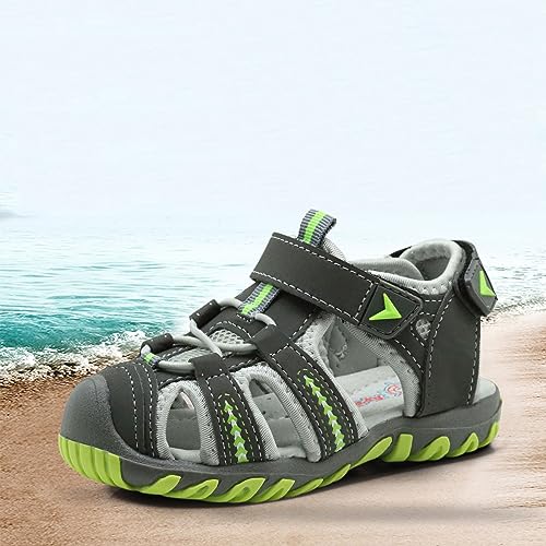 Generic Boys Girls Sport Water Sandals Closed Toe Outdoor(Toddler/Little Kid/Big Kid) Kids Casual Sandal Beach Sandals2