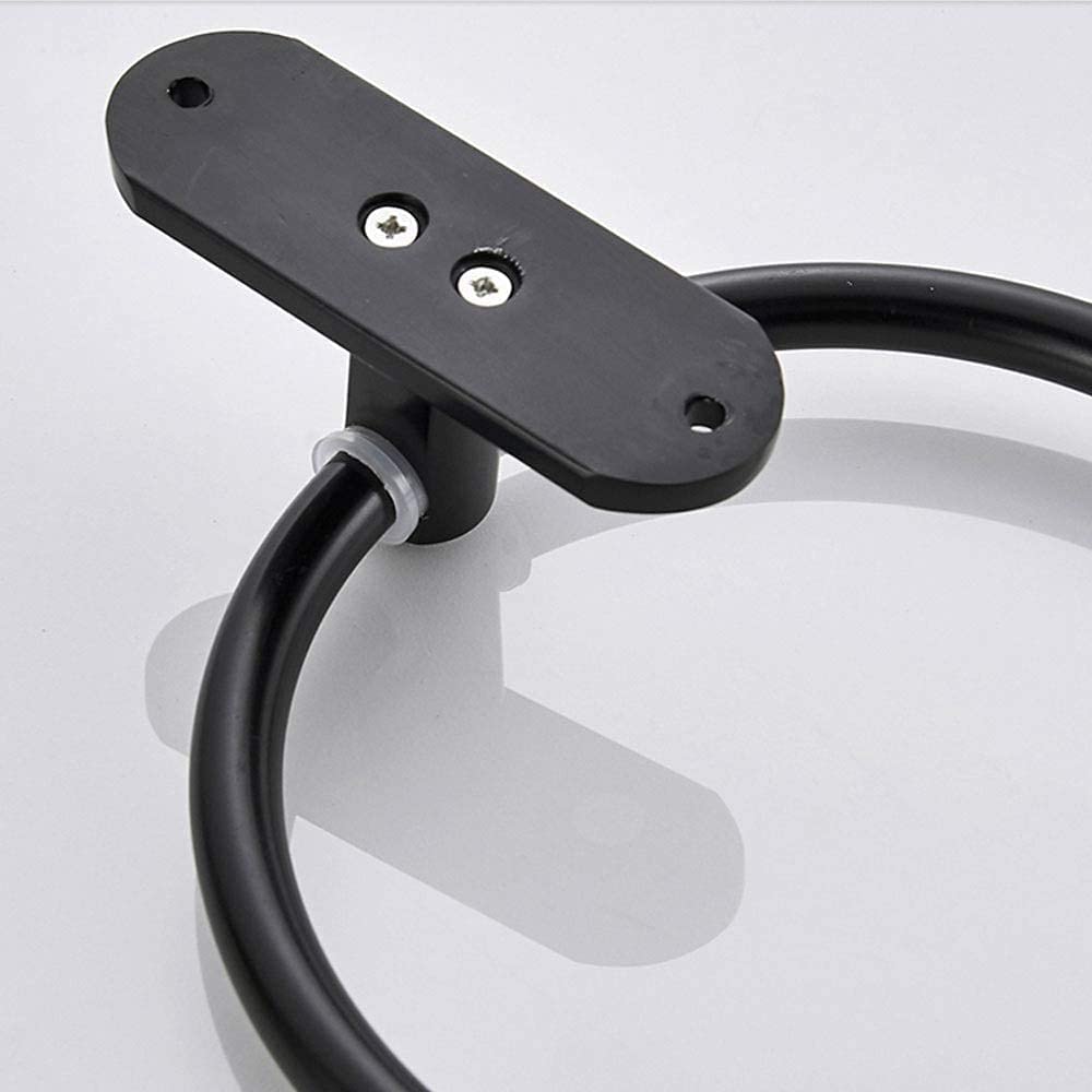 Toallero Toallero Espacio Creativo Aluminio Toalla de baño Minimalista Durable Toallero Negro Impermeable Toalla Toallero Toallero/Negro