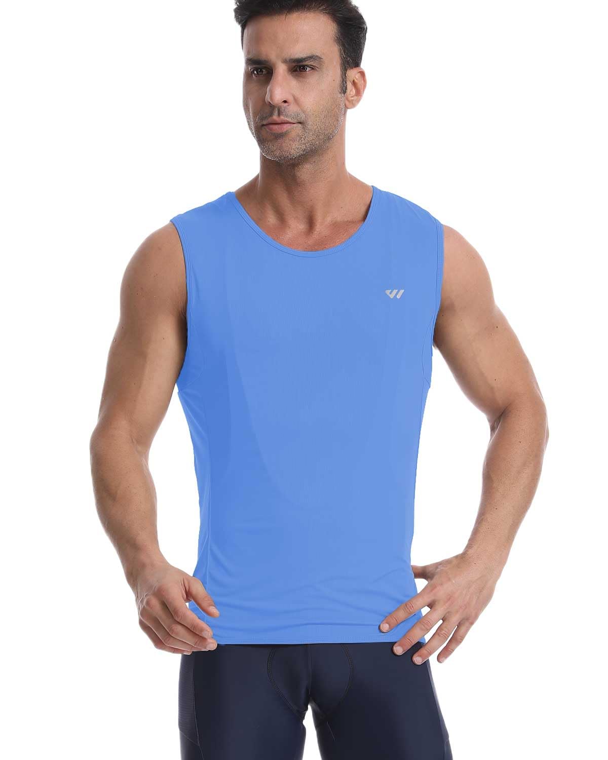 Lo.Gas Maglia da Ciclismo da Uomo, Senza Maniche, Leggera e Traspirante, con Tasca Posteriore