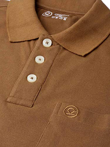 CHKOKKO Men's Polo Cotton Regular Fit Half Sleeves T-Shirt with Pocket