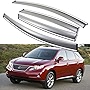 SPEEDLONG Car Window Visor Vent Shade Deflector Sun/Rain Guards Compatible with Lexus RX 350 / RX 450h 2010 2011 2012 2013 2014 2015