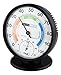 Präzisions-Hygrometer Haar-Hygrometer Klimatest schwarz mit Standfuß