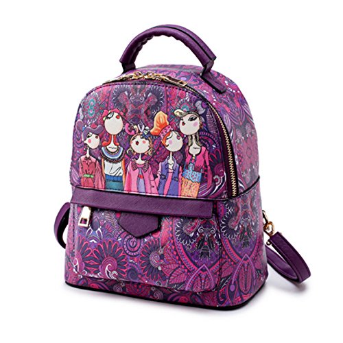 Sac à dos femme cuir noir cartable scolaire fille et sac portes dos urbain