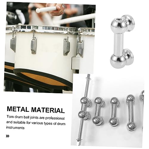Soporte de montaje para tom de batería UPKOCH con bola metálica resistente para accesorios de caja y tom doble cara fácil instalación miniatura 4