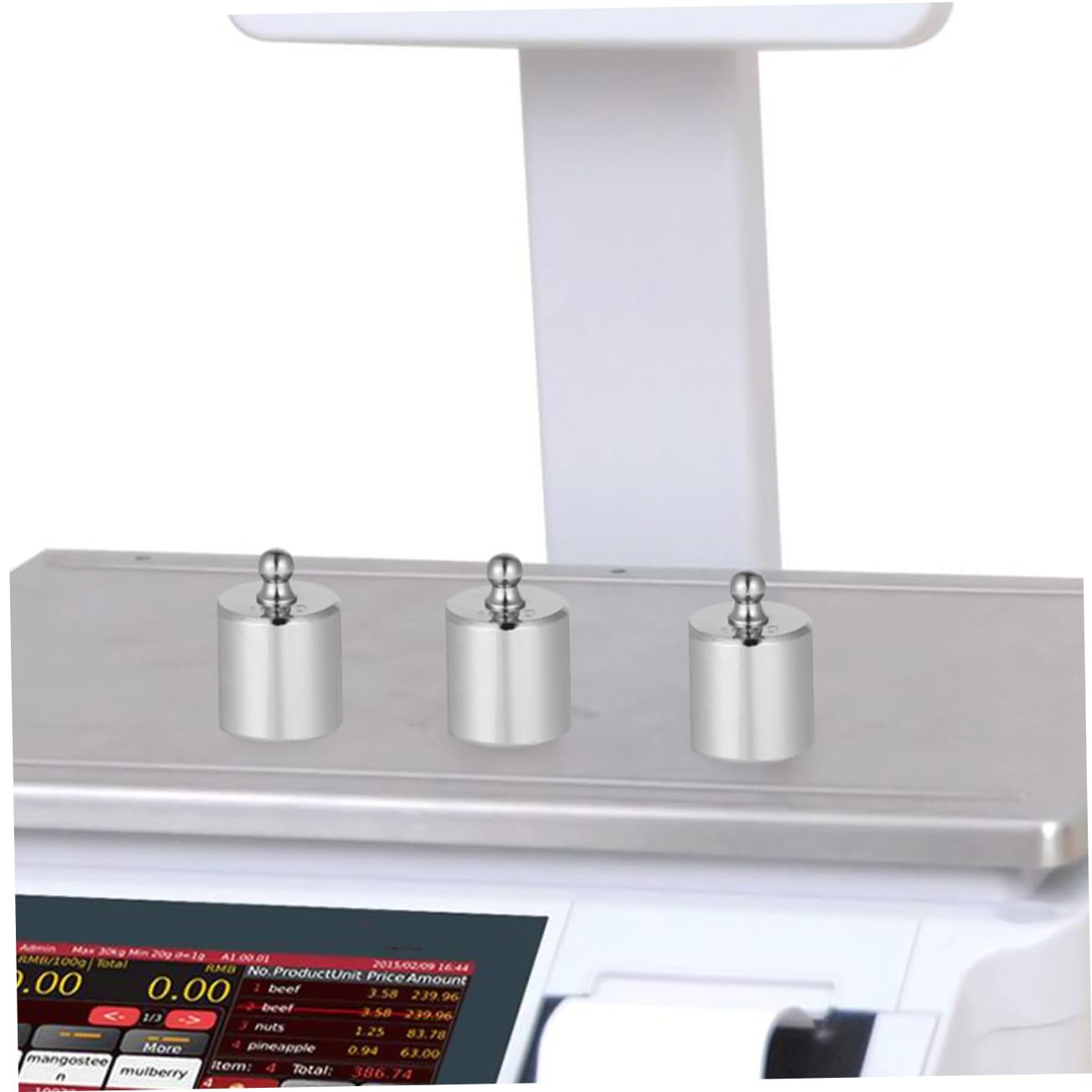 MAGICLULU 3 Pesas De Calibración Cromadas M2 Estándar 100 g Para Balanzas Electrónicas, Juego De 3 Piezas Para Calibración Precisa y Suministros Para Básculas De Laboratorio