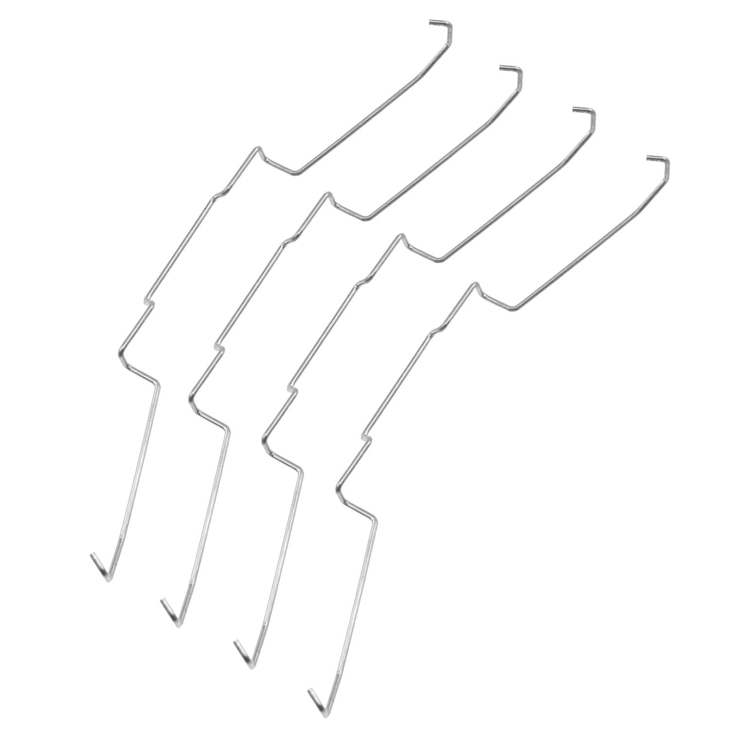 Zangc Fan Buckles CPU Heatsink Fan Buckles 12CM Cable Buckle Lower Hook Type Fixing Clips Computer Radiator Accessories -4PCS