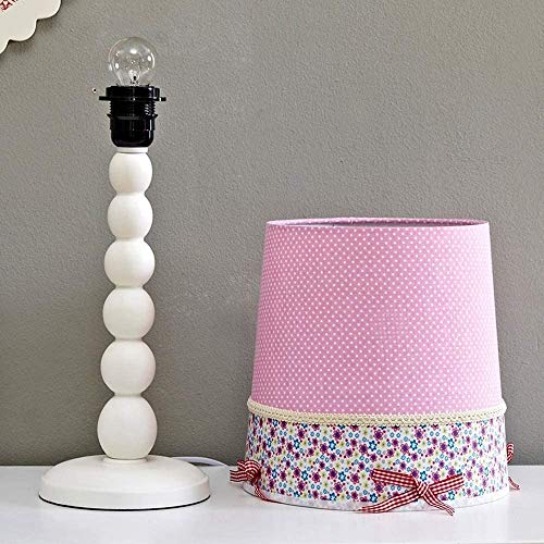 Lampe de table créative Bow Girl décoration bureau rose