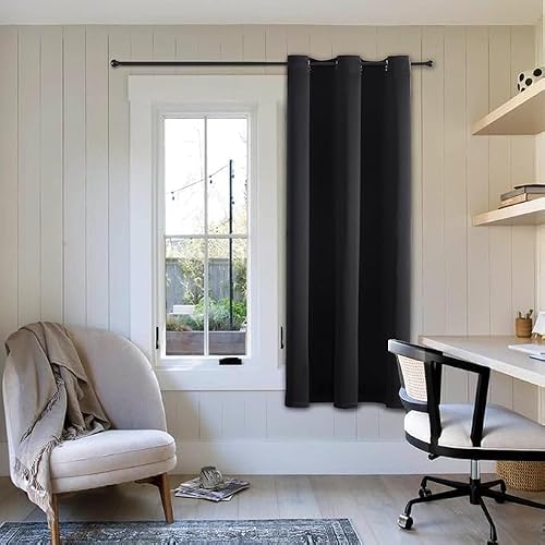 ChrisDowa Blackout Curtains Door Curtain for Doorway Privacy Closet Drapes