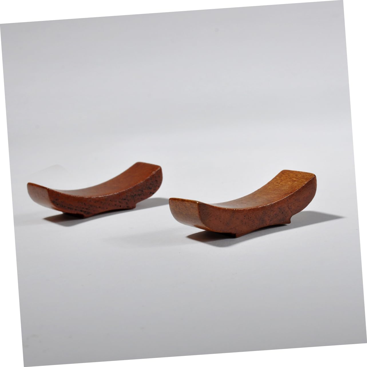 FUNOMOCYA 6pcs Chopstick Holder Cute Chopsticks Rest Chopstick Pillow Fork Holder Spoon Fork Rest Holder Japanese Chopstick Rest Chopstick Rack Kitchen Chopsticks Stand Wooden