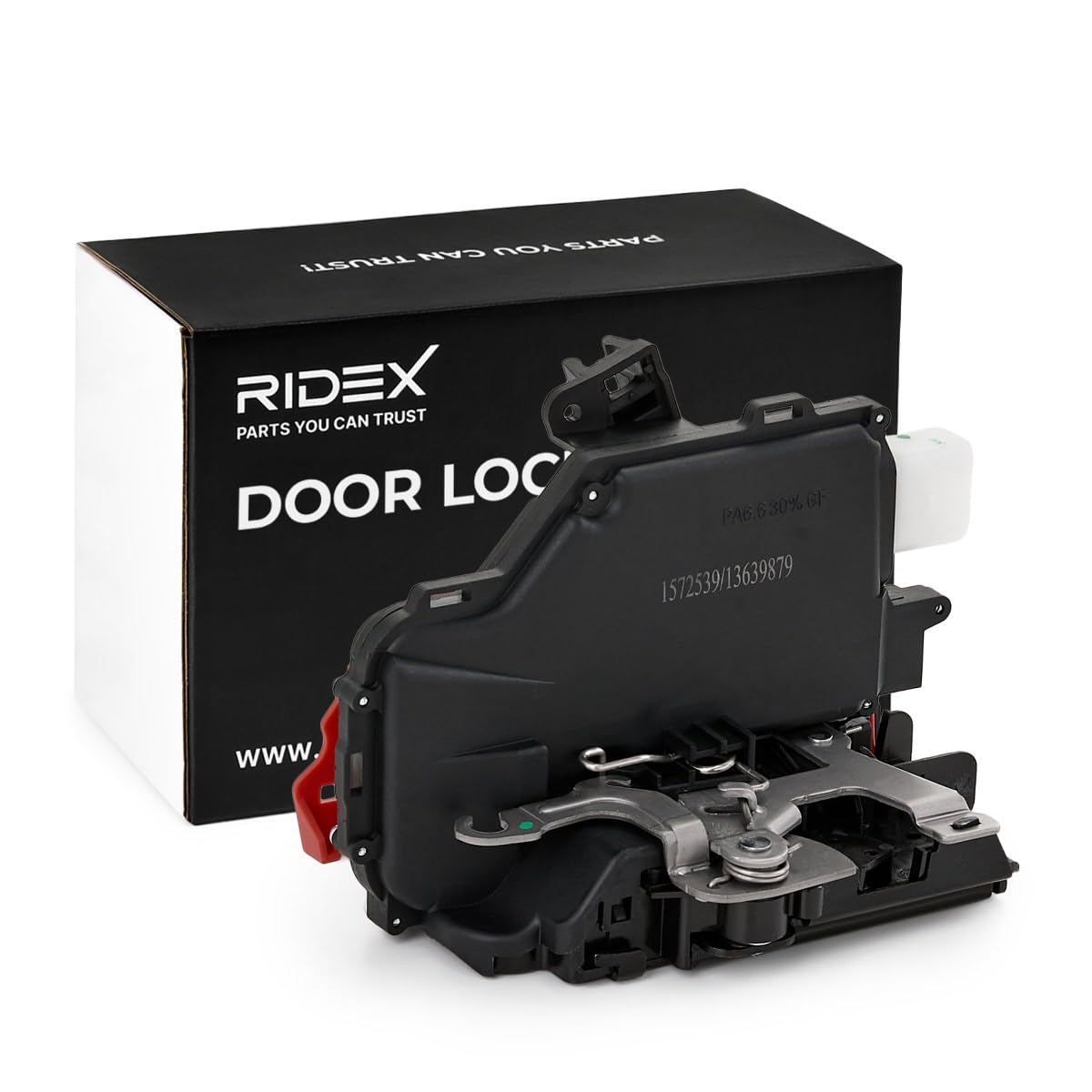 RIDEX 1361D0018 Cerradura de puerta eléctrico Atrás Derecha con accionador Compatible con VW Golf V Hatchback 1K1