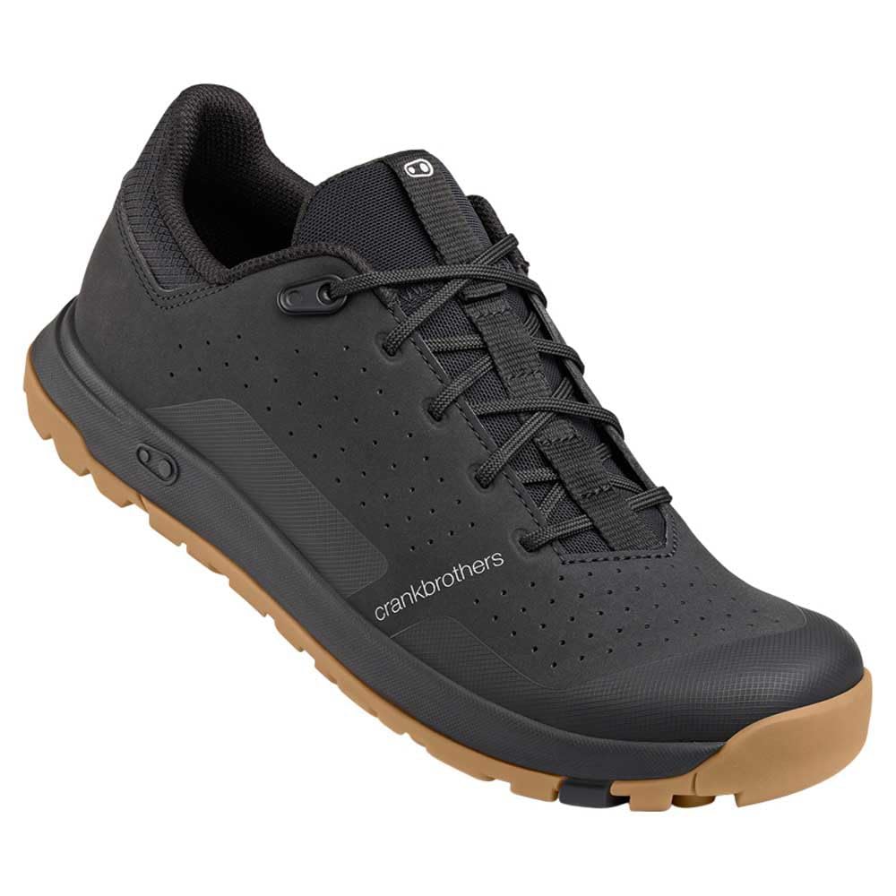 Crankbrothers Stamp Trail Lace MTB Cycling Shoes, Black/Gum, UK 9.5 / EU 44