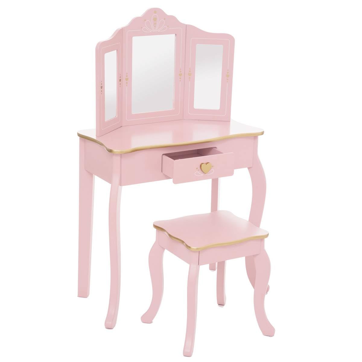 Tocador con Taburete Sissi Rose Atmosphera