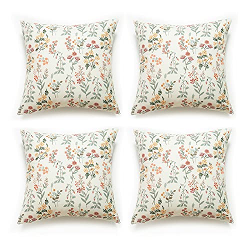 abodos R08 Lot de 4 housses de coussin imperméables pour extérieur, terrasse, balcon, jardin, banc de jardin 45 x 45 cm Cover
