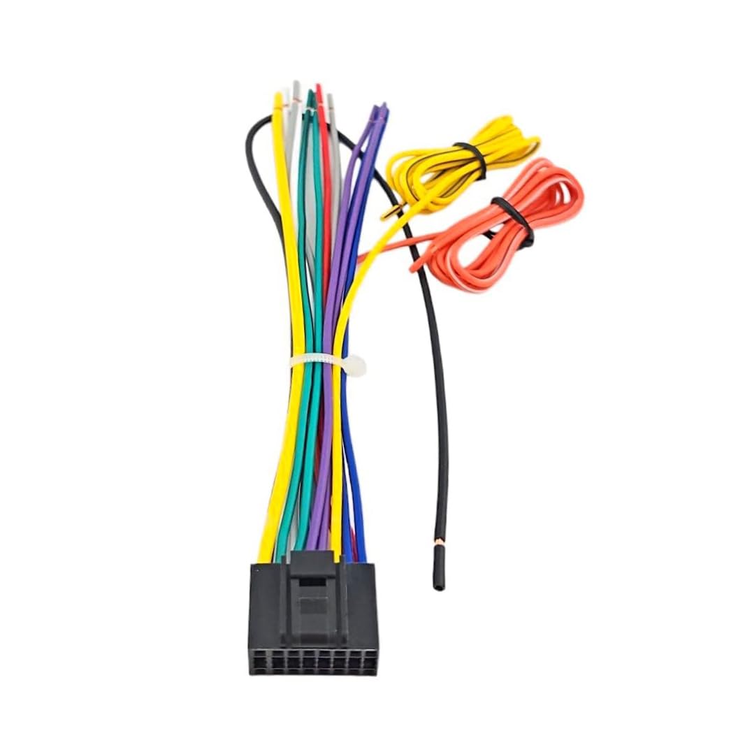 Harness Wire Replacement For Alpine Car Radio ILX-007 ILX-107 ILX-F259 ILX-F309 ILX-F309TCM ILX-F309TND ILX-F411 ILX-W650 ILX-W670 INA-W900BT INE-S920HD INE-W940 INE-W957HD INE-W960 INE-W970HD
