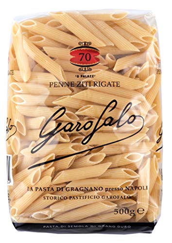 Garofalo Pasta Penne Ziti Rigate Pasta N.70, 500g