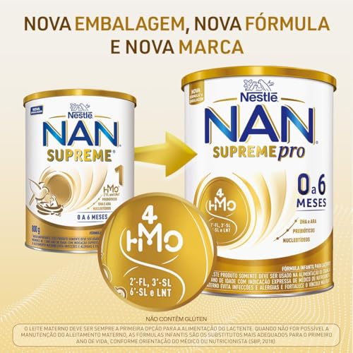 NAN Fórmula Infantil Nan Supreme 1 800G glide