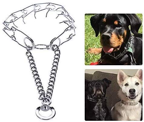 PSK Stainless Steel Chrome Plated Prong Collar for Dogs - 18 inch (B07M9DPHVL) Amazon Price History, Amazon Price Tracker