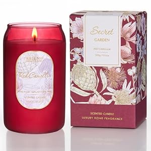 Msensestrongredsoyscentedcandleredcamelliaflowerscent106oz60hourburnsweetstressreliefcandlesgiftforbirthdaymotherdaylovers Urban Country Home Decor Msense strong red soy scented candle red camellia flower scent 106 oz 60 hour burnsweet stress relief candles gift for birthdaymother daylovers urban country home decor