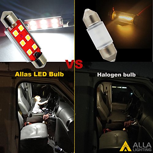 Bombillas LED C5W 36mm 800 lúmenes 6000K miniatura 2