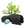Fish Tank Decorations Aquarium Supplies Accessories Turtle Hideout Ornaments Fish Decor Bark Large Reptile House Cave Axolotl Hides