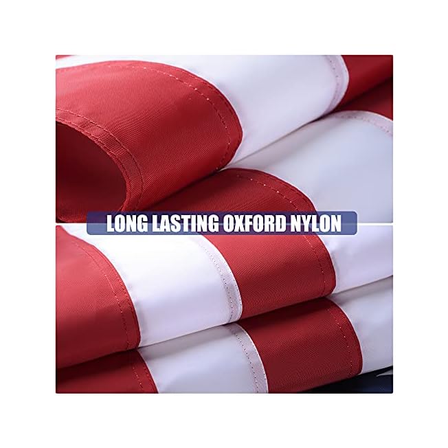 VICDRIA American Flag 5x8 Ft, USA US Flags Outdoor, Heavy Duty Durable, Embroidered Stars, Sewn Stripes and Brass Grommets