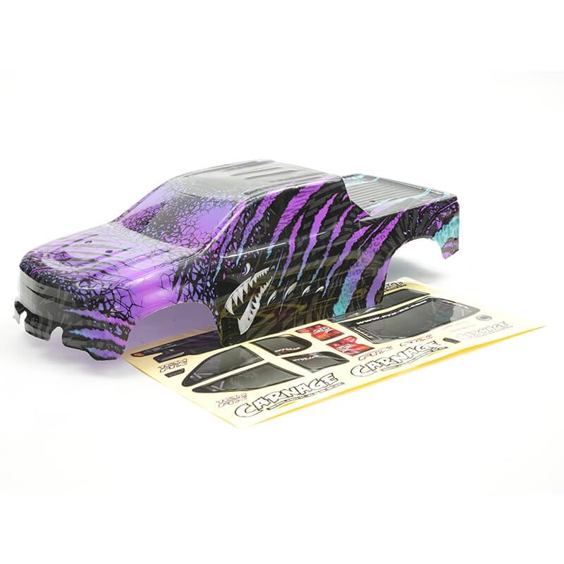 FTX 1:10 Carnage 2.0 Brushless RC Truck Purple Painted Body Shell