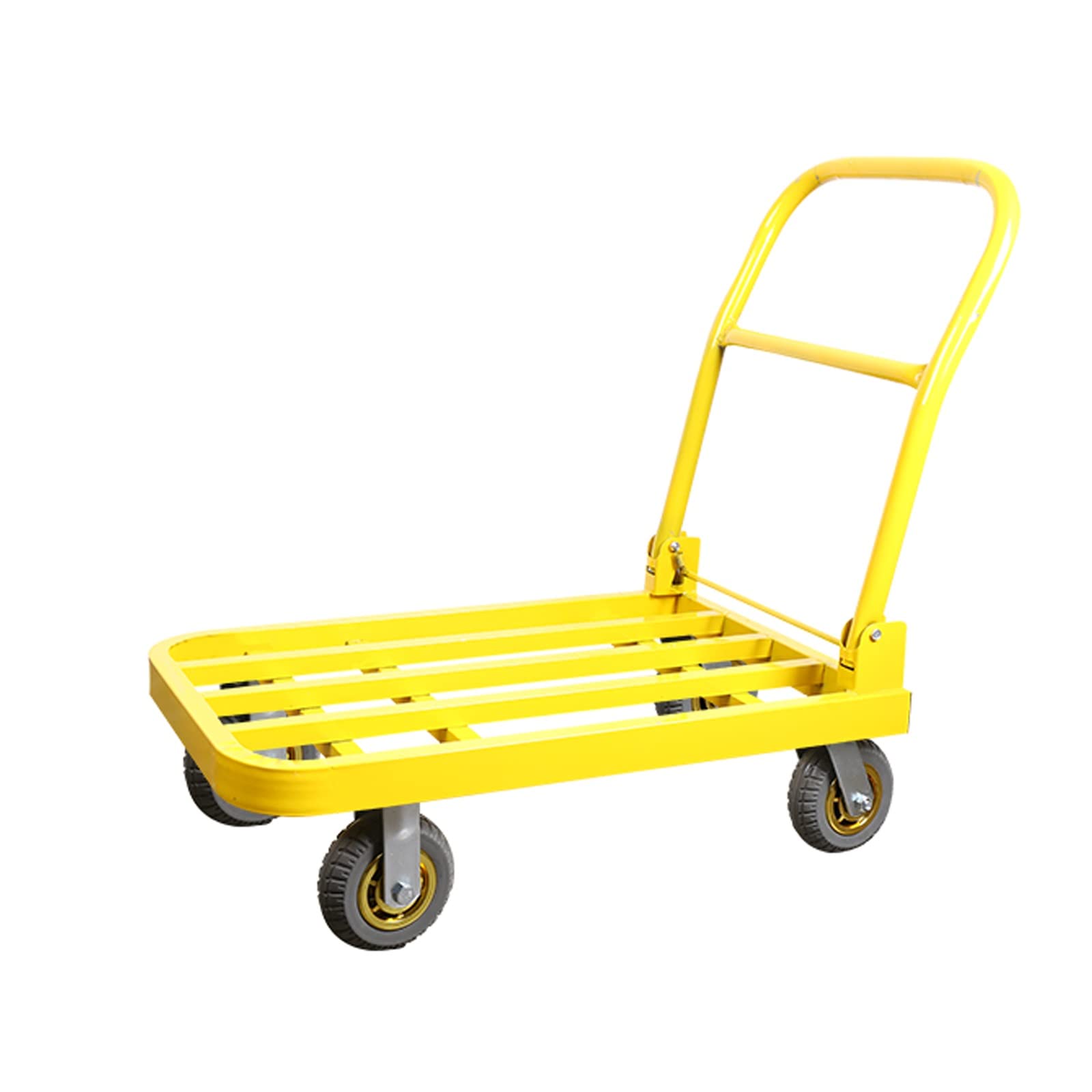 Amazon.co.jp: 台車、黄色 キャリーカート折りたたみ、台車 キャリー